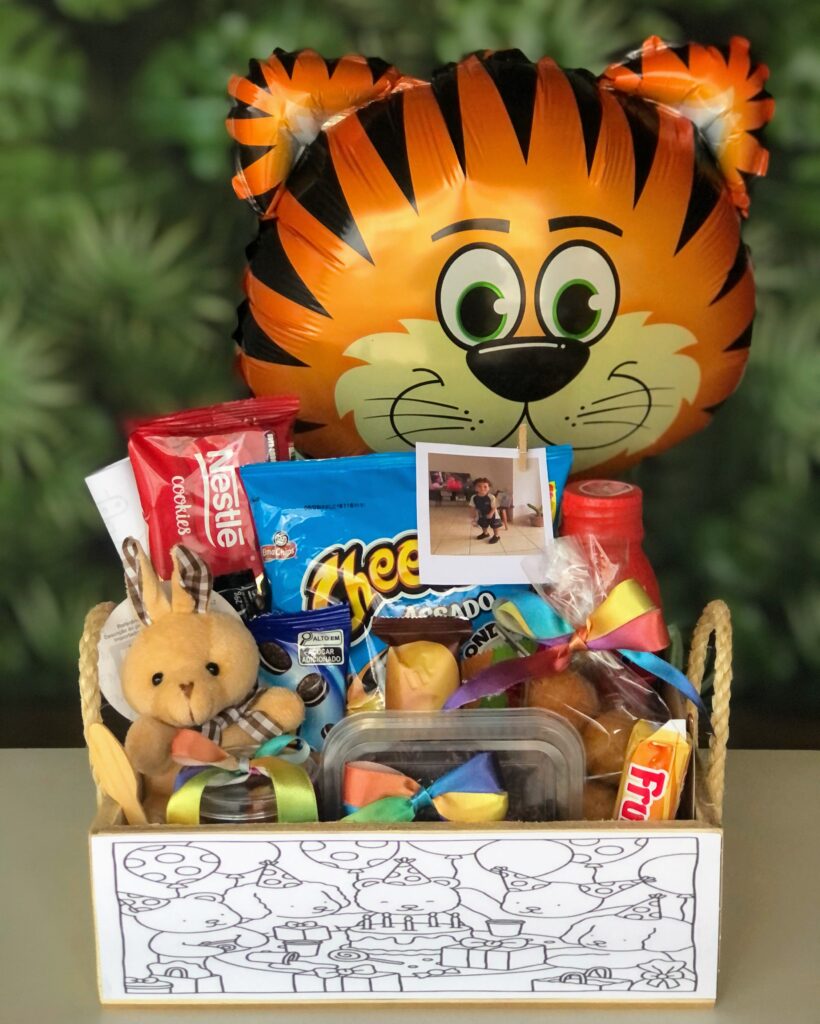 CAIXOTE PINTURINHA - Cesta Infantil