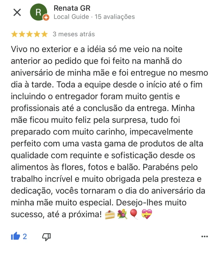 Depoimento de clientes satisfeitos
