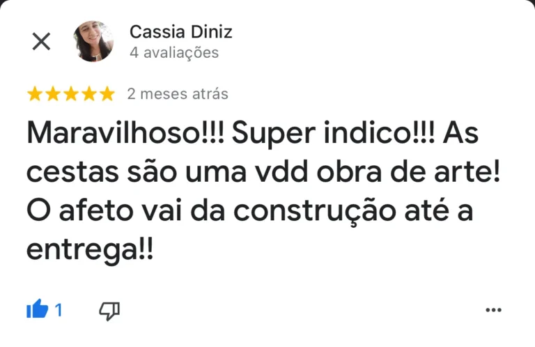 Depoimento de clientes satisfeitos